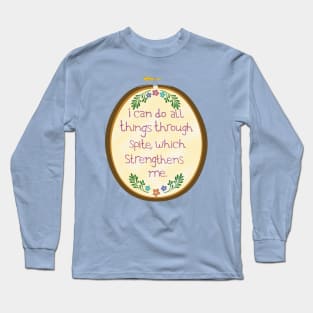 Spiteful Needlepoint Long Sleeve T-Shirt